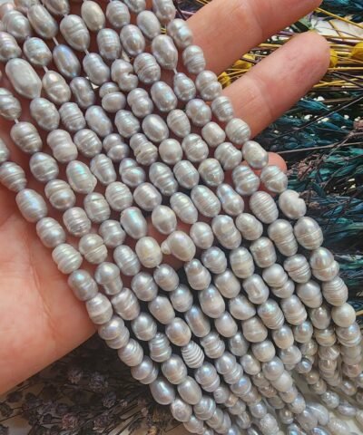 6 MM Saten Renkli Doğal İnci