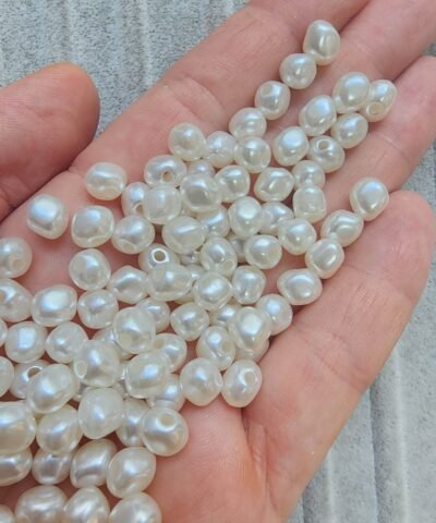 6 MM Şekilsiz Mayorka Görünümlü Lüx İnci