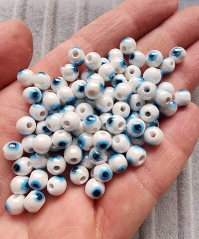 6 MM Seramik Nazar Top Takı Aparatı
