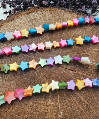 6 Mm Yildiz Sedef Dogal Renkli 3