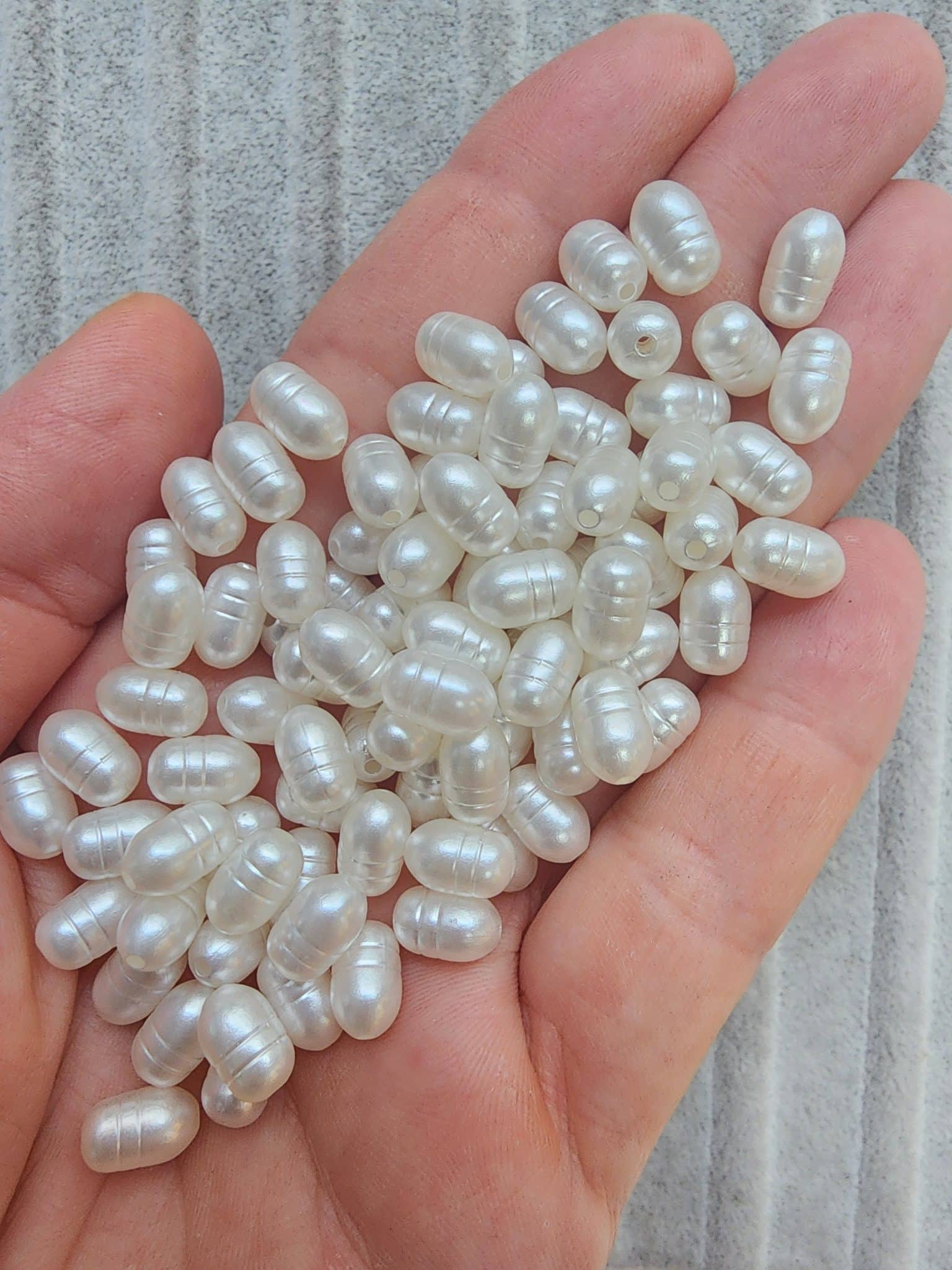 6 MM Yumurta Mayorka Görünümlü Lüx İnci