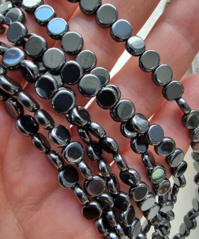 6 Mm Yuvarlak Hematit Dogal Tas 501
