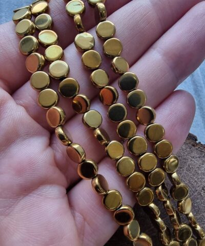 6 Mm Yuvarlak Hematit Dogal Tas 502