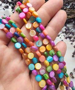 6 MM Yıldız Sedef Doğal Renkli