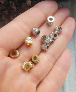6 MM Zirkon Taşlı Çelik Rondela