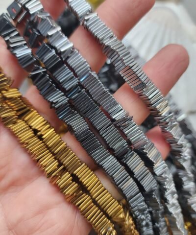 6x1 MM Kare Hematit Doğal Taş