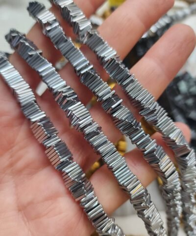 6x1 Mm Kare Hematit Dogal Tas Gumus