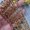 6x11 Mm Yassi Altin Kaplama Atac Taki Zinciri