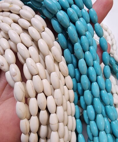 6x12 Mm Arpa Kesim Turkuaz Tasi