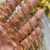 6x15 Mm Oval Atac Altin Kaplama Taki Zinciri 4