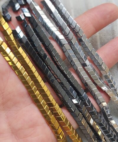 6x2 MM Balık Sırtı Hematit Doğal Taş