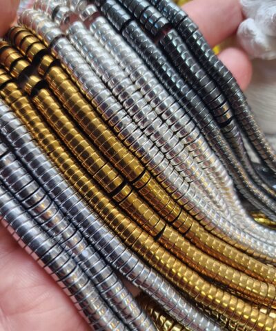 6x2 Mm Disk Hematit Dogal Tas