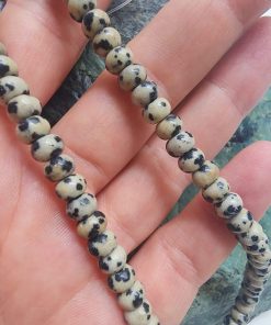6x3 MM Rondela Dalmaçya Jasper Taşı