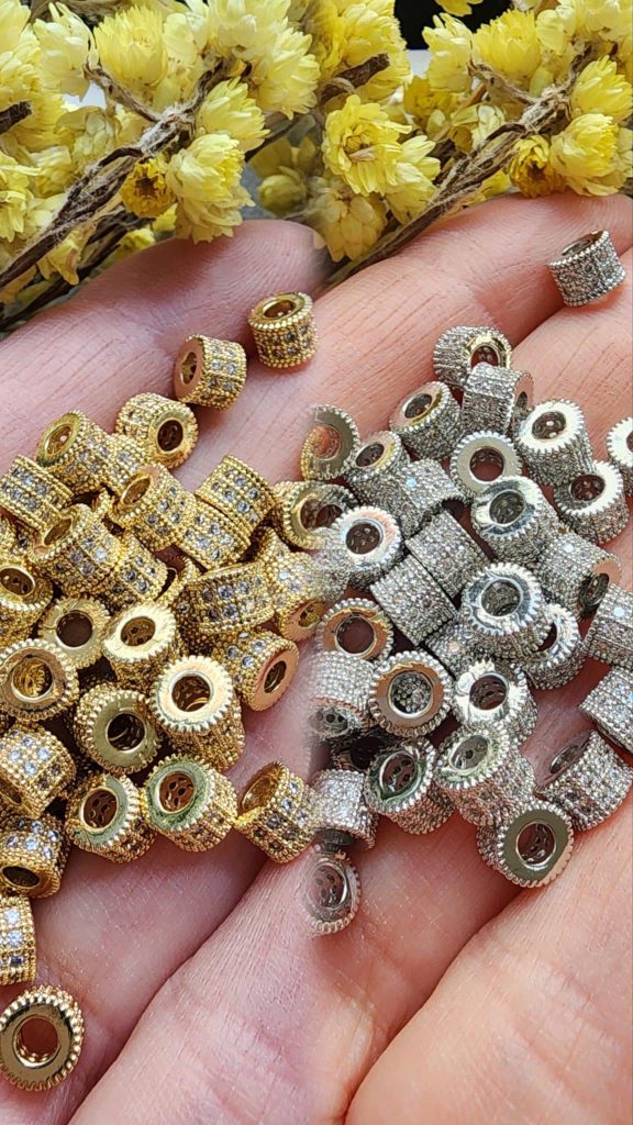 6x4 MM Zirkon Taşlı Çelik Silindir