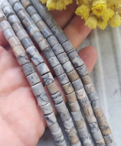 6x6 Mm Silindir Toprak Jasper Tasi 2