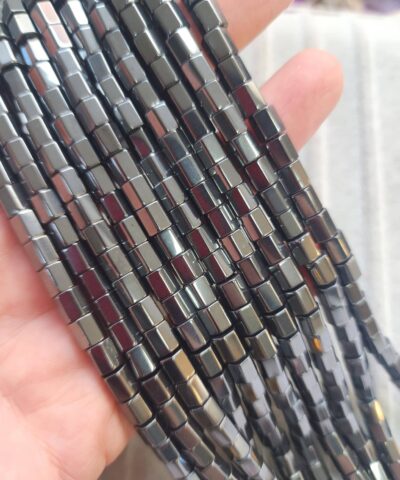 6x6 Mm Vida Hematit Dogal Tas Fume