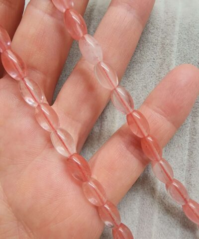 6x8 MM Arpa Çilek Kuvars Doğal Taş