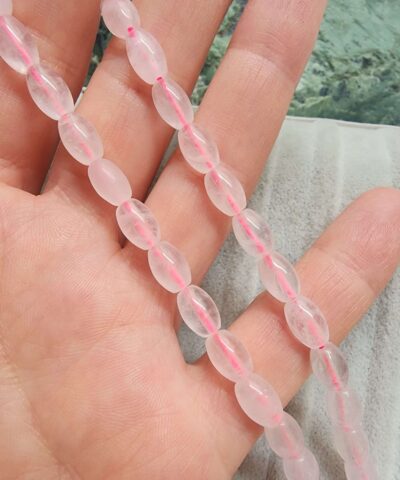 6x8 MM Arpa Pembe Kuvars Doğal Taş