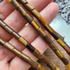 6x8 Mm Silindir Kaplan Gozu Dogal Tas 3