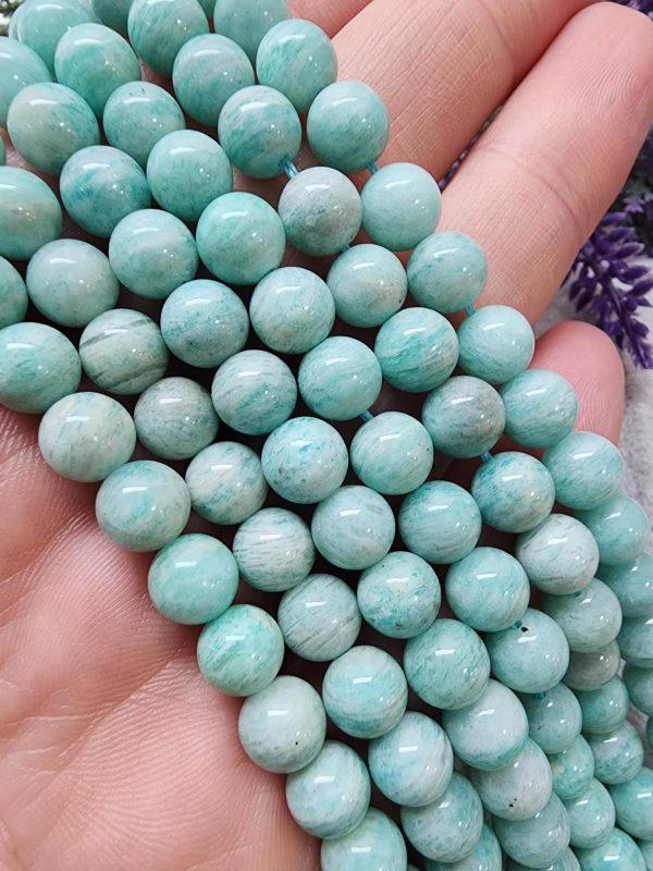 8 MM Amazonit Doğal Taş AAA