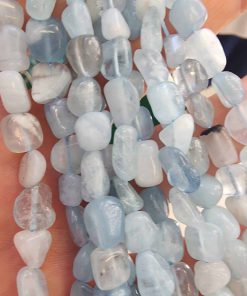 7 MM Amorf Doğal Akuamarin Taşı