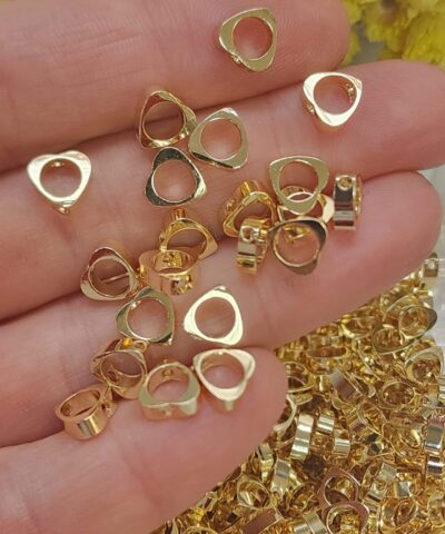 7 Mm Bos Kalp Ara Taki Malzemesi Gold