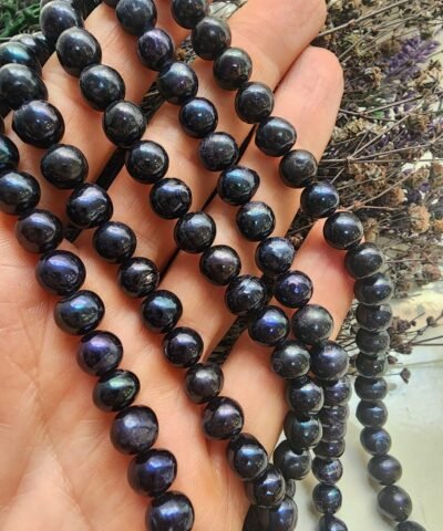 7 MM Premium Küre Siyah Barok İnci
