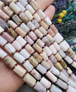 7x10 MM Silindir Pembe Opal Taşı