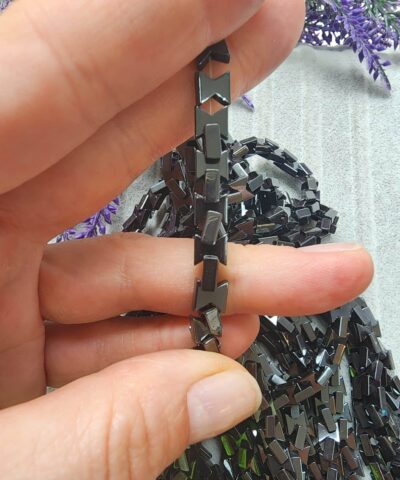 7x7 Mm Kum Saati Hematit Dogal Tas 2