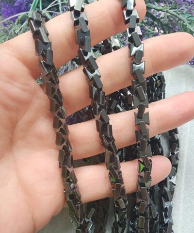 7x7 Mm Kum Saati Hematit Dogal Tas 4