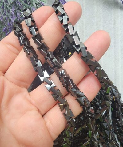7x7 Mm Kum Saati Hematit Dogal Tas