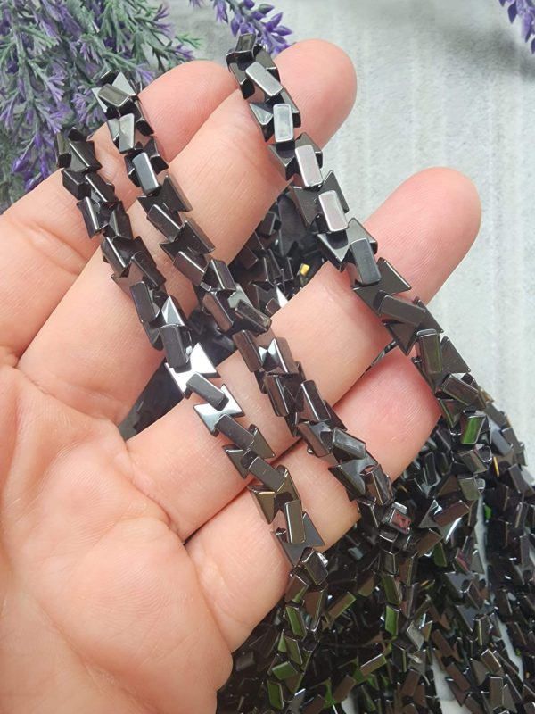 7x7 Mm Kum Saati Hematit Dogal Tas