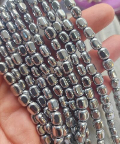 7x8 Mm Ezik Arpa Hematit Dogal Tas Gumus