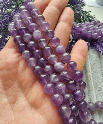 8 Mm Aaa Ametist Dogal Tas Dizi