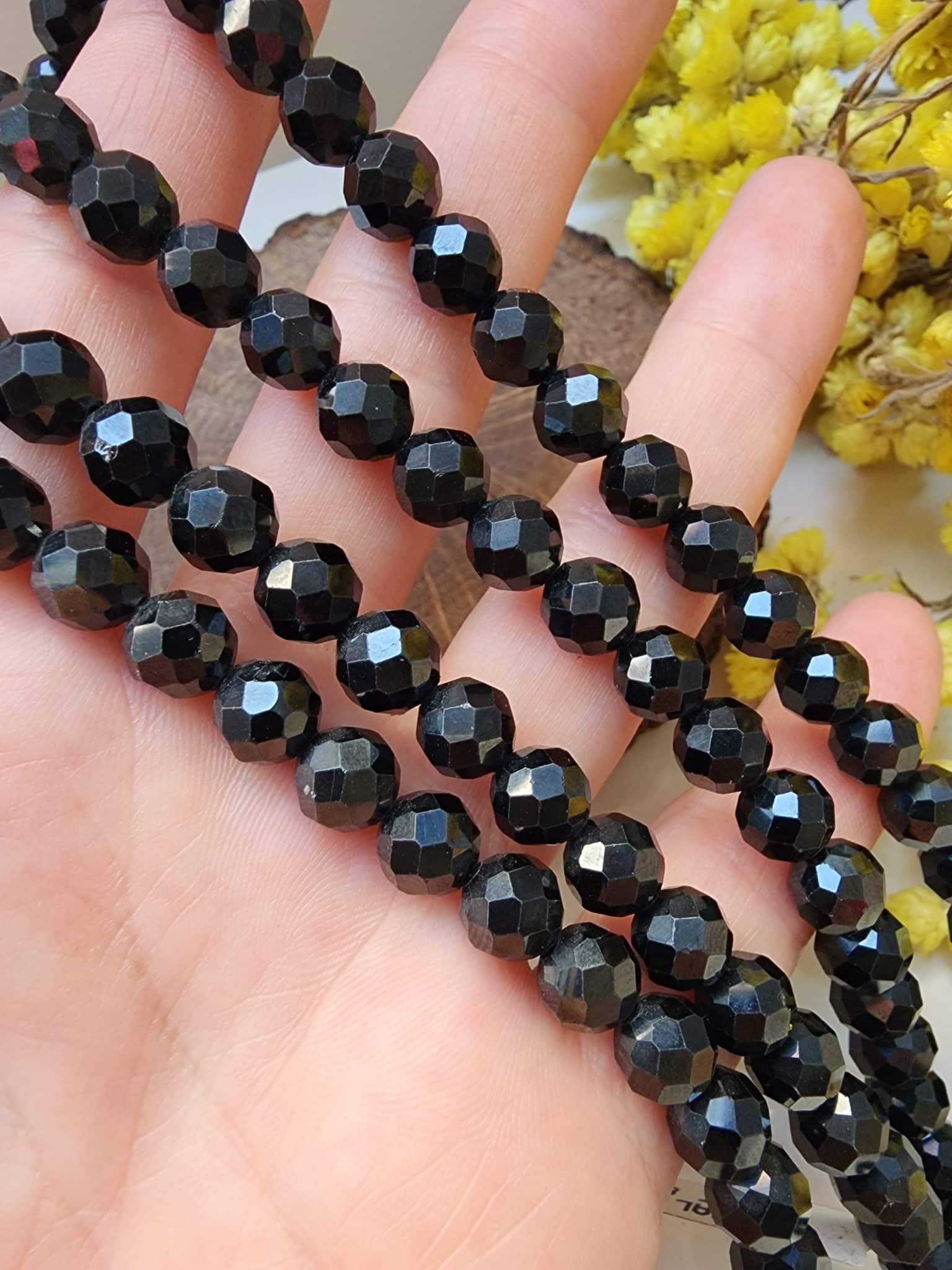 8 Mm Aaa Fasetli Spinel Dogal Tas Dizi 3