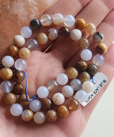 8 Mm Aaa Mavi Dantel Akik Tasi 3