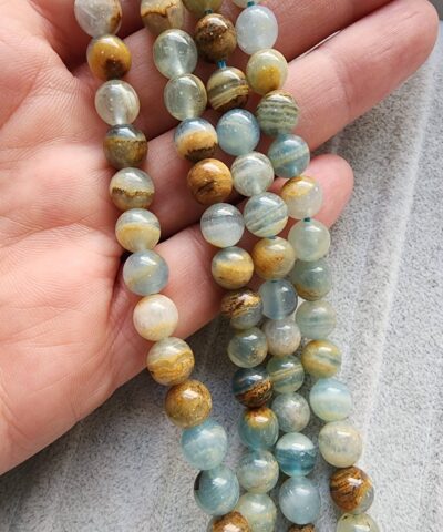 8 Mm Afrika Amazonit Dogal Tas 2