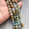 8 Mm Afrika Amazonit Dogal Tas 3