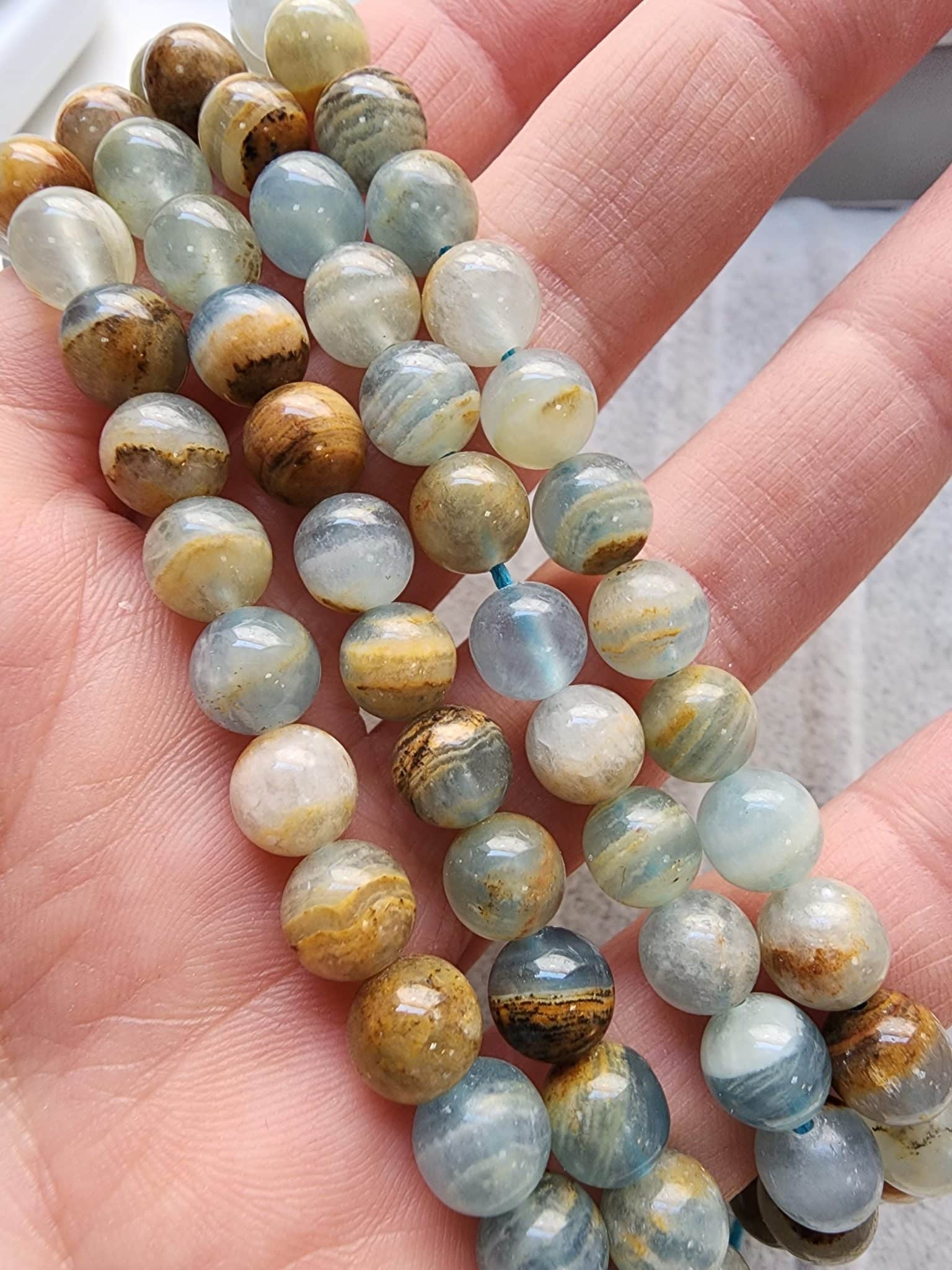 8 Mm Afrika Amazonit Dogal Tas 4