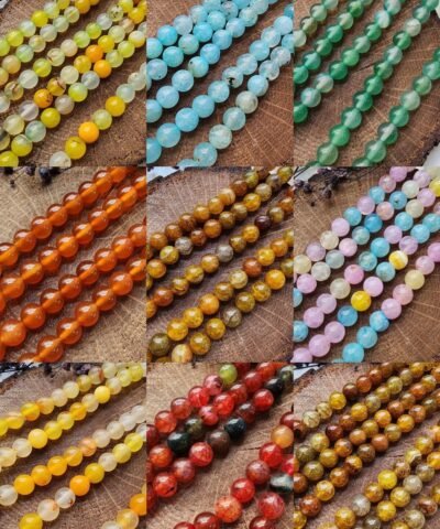 8 MM Akik Doğal Taş Boncuk Çeşitleri