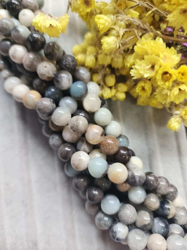 8 MM Küre Amazonit Ceyt Kuvars Taşı