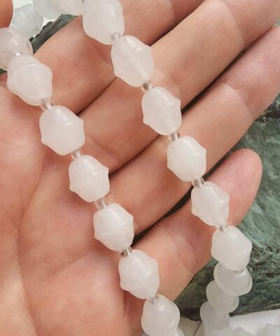 8 MM Amorf Bombeli Arpa Kristal Kuvars Taşı