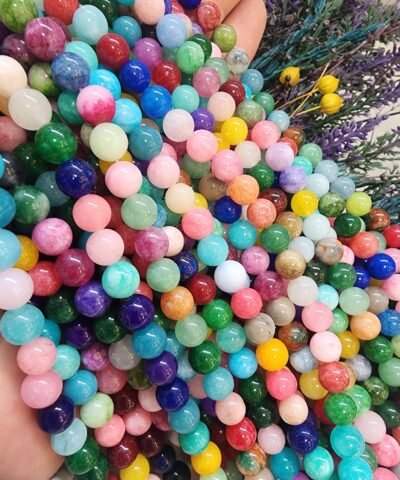 8 MM Çakra Mix Ceyt Doğal Taş
