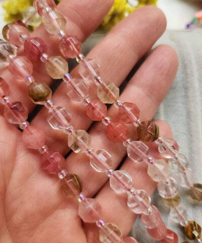 8 Mm Cokgen Cilek Kuvars Tasi