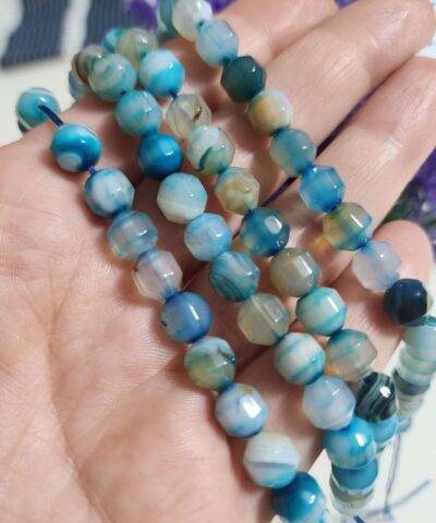 8 Mm Cokgen Mavi Akik Dogal Tasi 2