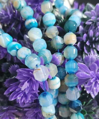 8 Mm Cokgen Mavi Akik Dogal Tasi