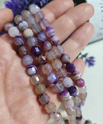 8 Mm Cokgen Mor Akik Dogal Tasi 2