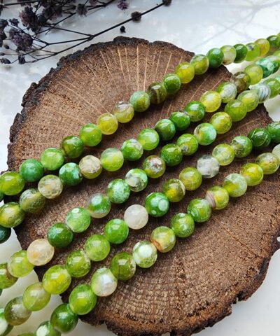 8 Mm Damarli Akik Dogal Tas Boncuk 501 1