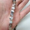 8 Mm Damarli Akik Dogal Tas Boncuk 502