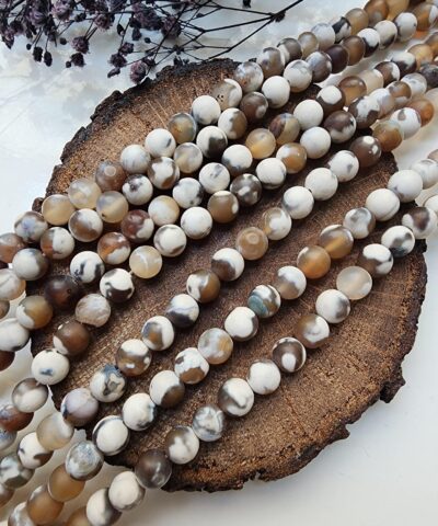 8 Mm Damarli Akik Dogal Tas Boncuk 504 1